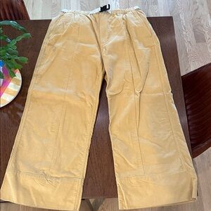 The North Face Yellow Corduroy Pants
